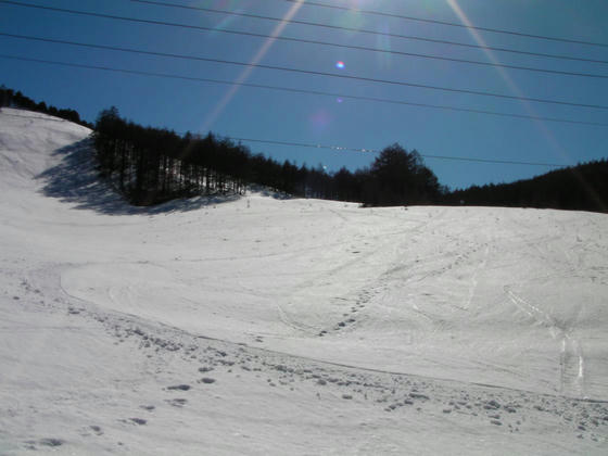 1502　滑走終了。難しい雪だった～