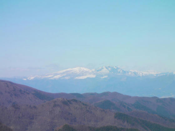 1459　スキー場TOPから根子岳、四阿山
