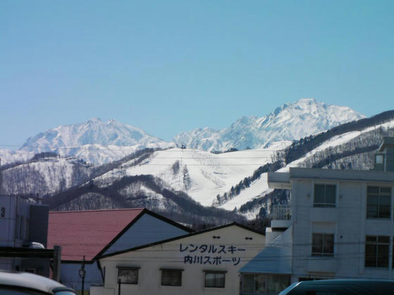 1238　栂池第1駐車場から鹿島槍ヶ岳＆五竜岳