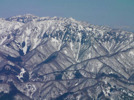 1313　戸隠連山。これも裏側か？