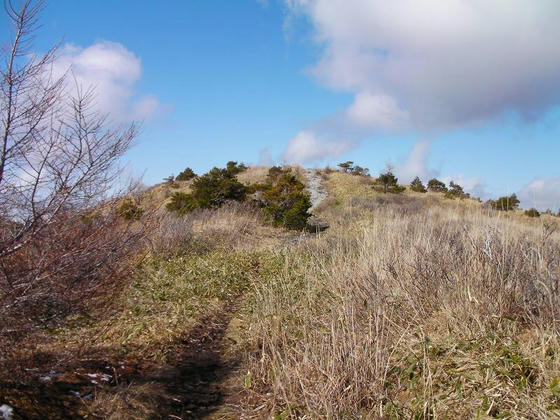 1433　ガレ場を登れば山頂は直ぐ先です