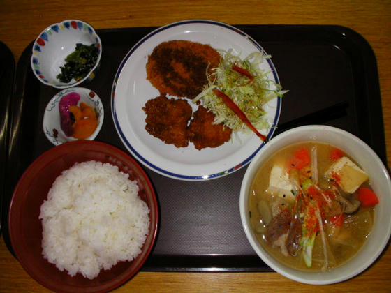 リニューアルメニューの信州豚汁定食＠850　お腹一杯ｗ