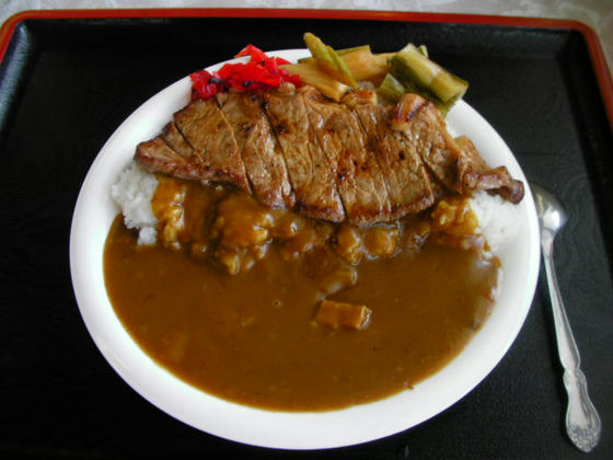 1132　念願のステーキカレー＠ダイヤモンドダスト