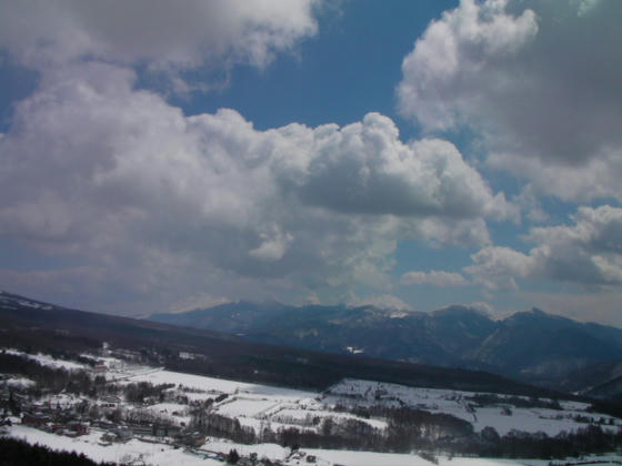 1155　烏帽子岳～浅間山までの浅間連山