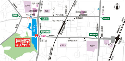 長岡京ソングラインMAP