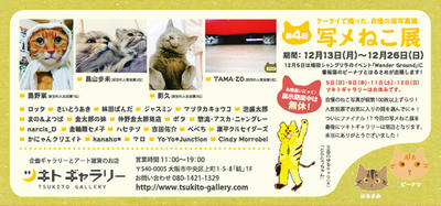 第４回　写メねこ展