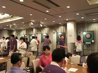 広島ダーツオープン 会場の様子