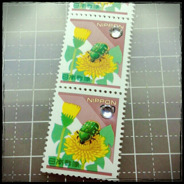 10円切手10枚 ステーショナリーbox