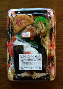 マルマンストアの のり明太子弁当 を食べました のり弁食べたら書くブログ
