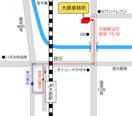 大原事務所地図