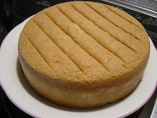 クリスマスケーキスポンジ1