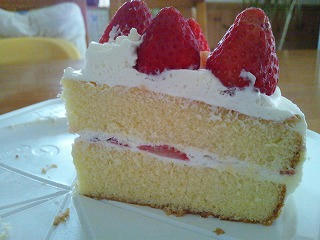 ショートケーキカット