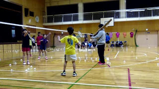 大住中学校 バドミントン部と合同練習をしました 平塚イーグレット