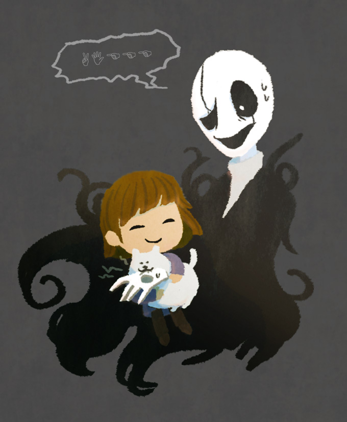 ガスフリ,gaster_frisk,가스프리,frisk and gaster