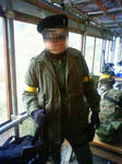 ODの作業服にF-1ジャケットのイソラ２等軍曹