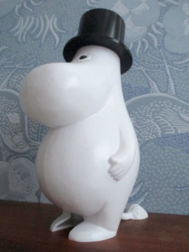 ムーミンパパ 貯金箱 BANK 鍵なし しっぽあり ムーミン Gotabanken