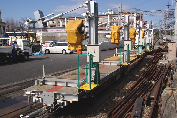 希少 鉄道 線路閉鎖 列車間合い 保守用車使用 トロリー使用 看板 希少 鉄道 線路閉鎖 列車間合い 保守用車使用 トロリー使用 看板