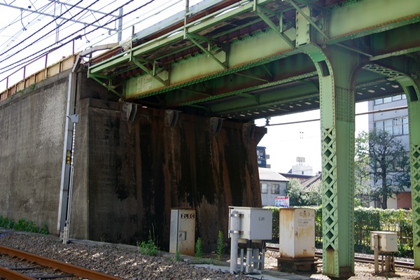 彷鉄 三河島こ線線路橋と三河島道踏切