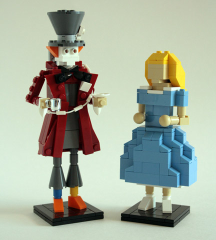 LEGOで「アリス・イン・ワンダーランド」