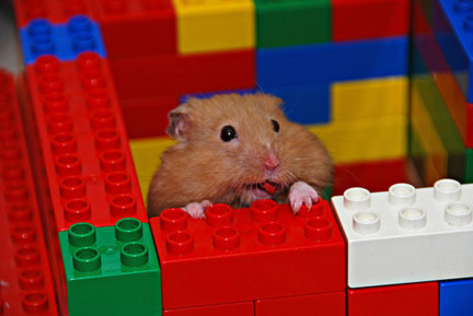 LEGOのハムスターハウス