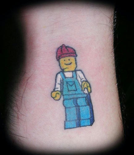 ミニフィグのボディペイント＆TATOO