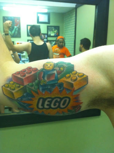 ミニフィグのボディペイント＆TATOO