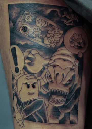 ミニフィグのボディペイント＆TATOO