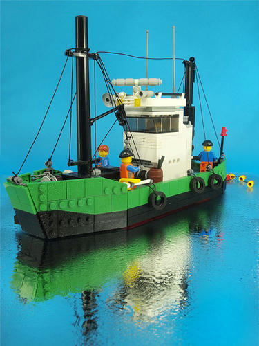 レゴ漁船