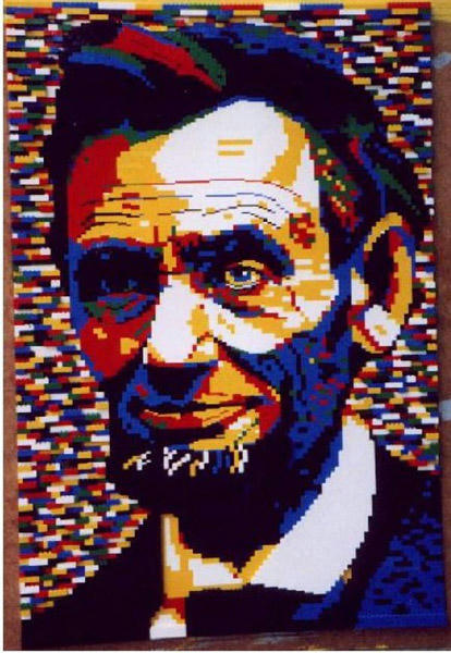 リンカーンのレゴ肖像画