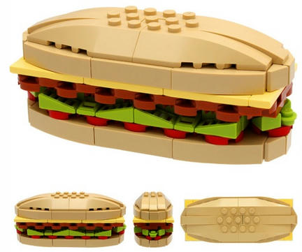 レゴ製サンドイッチ