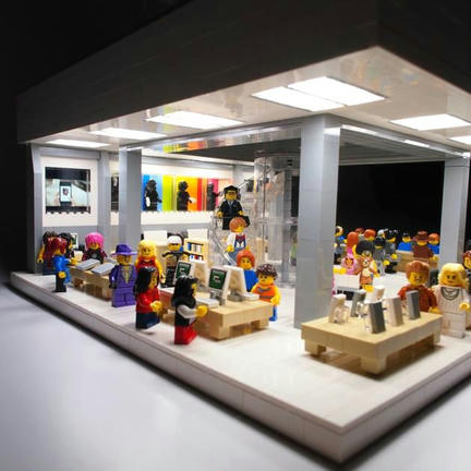 レゴで作るAppleストア