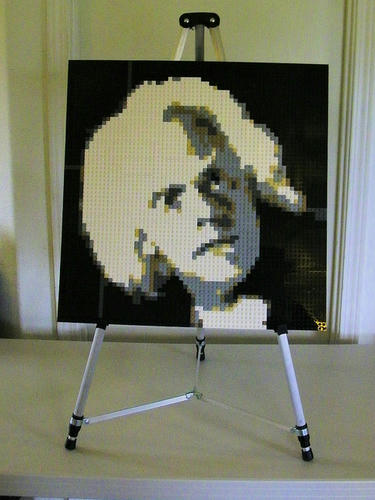 エメット・ブラウン博士のレゴ肖像画