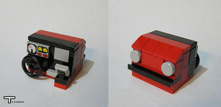 レゴで作ったトミー「ドライビングターボ」