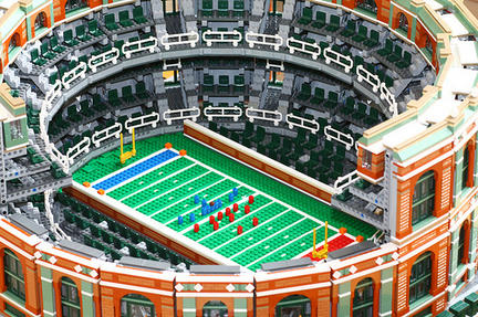 レゴ製巨大ドーム球場