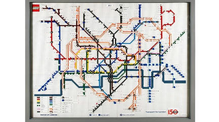 LEGO製地下鉄マップ