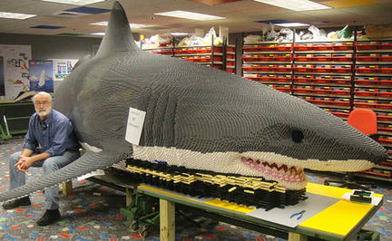 LEGO製特大ホオジロザメ