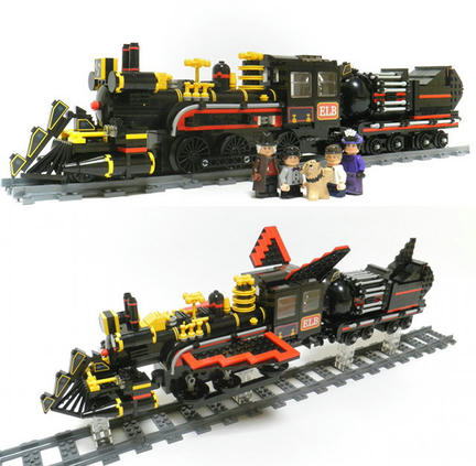 LEGOで「バック・トゥ・ザ・フューチャー3」のタイムマシン