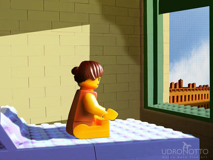 LEGOでエドワード・ホッパー