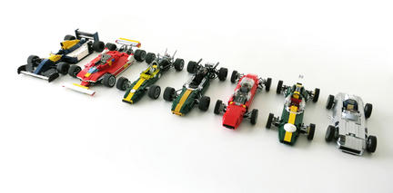 LEGO製F1マシンいろいろ