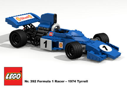 レゴの「1974 Tyrrell 007 F1」