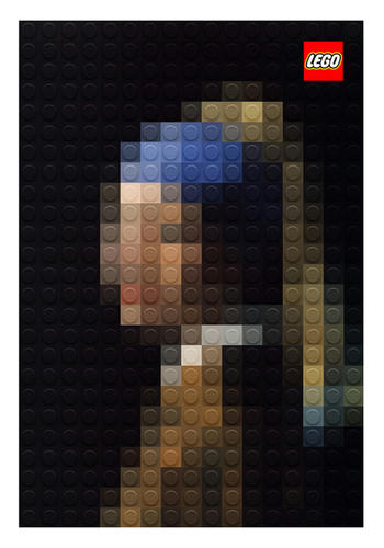 LEGO真珠の耳飾りの少女