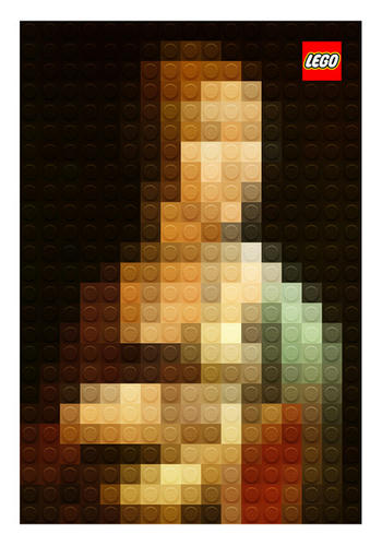 LEGO白貂を抱く貴婦人