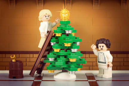 レゴで見るスカイウォーカー家のクリスマス