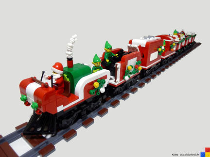 レゴのサンタ列車