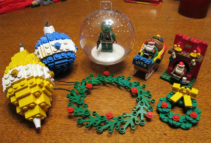レゴで作るクリスマスオーナメント 