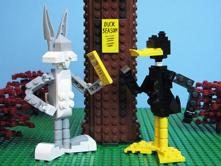 LEGOバッグス・バニーとダフィー・ダック