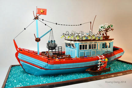 LEGOベトナムの漁船