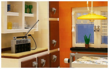 LEGO 70年代キッチン