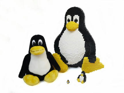 LEGO LINUXペンギン大中小