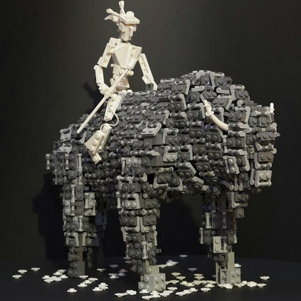 LEGOバイソン